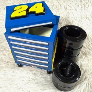Vintage Nascar 24 Jeff Gordon Signature Flames
Tool Cabinet Desk Organizer Box